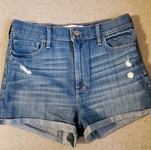 Hollister High Rise Jean Shorts
